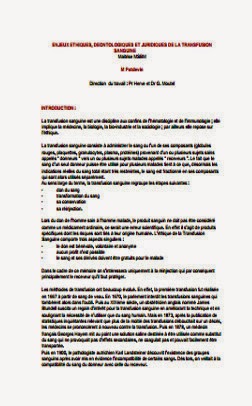 couverture du document : Mécanismes et facteurs de risque des oedémes pulmonaires lésionnels aigus post-transfusionnels