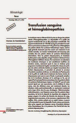 couverture du document : Principes et spécificités de l'utilisation des produits sanguins labiles chez l'enfant (à l'exclusion de la période néonatale)