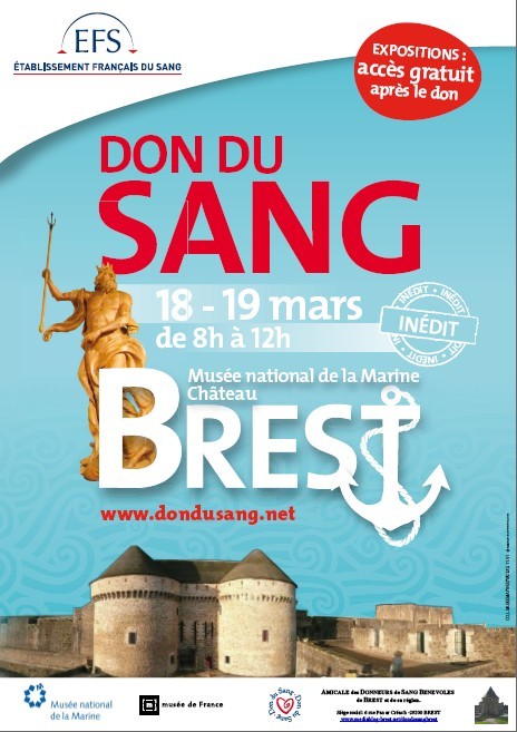 Affiche de la collecte à Brest