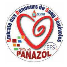 Logo de l'association de donneurs de sang de Panazol