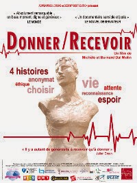 Affiche du film Donner / Recevoir pour la promotion du don de sang