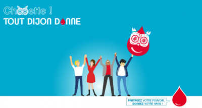 Affiche de la campagne pour le don du sang