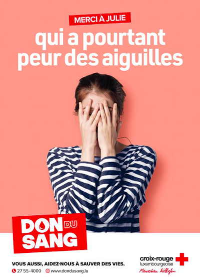 Campagne de promotion du don de sang au Luxembourg