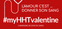 Durant la Saint Valentin de fait des dons de sang