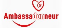 Logo de la campagne pour le don de sang : Ambassadonneur