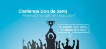 Challenge des entreprises et associations pour le don de sang