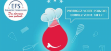 Affiche du don de sang gastronomique