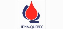 logo Héma-Québec, responsable de la transfusion sanguine et du don de sang au Québec