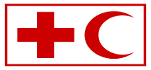 logo de la f�r�ration internationale des societes de la croix  rouge et du croissant rouge