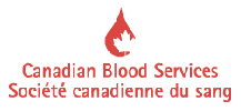 logo de la soci�t� canadienne du sang