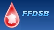Logo en bleu de la Fédaration Française du Don de Sang Bénévole (FFDSB)