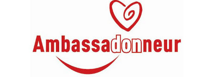 Logo de la campagne pour le don de sang : Ambassadonneur