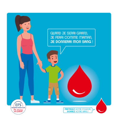 Promotion du don de sang chez les enfants