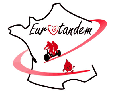 logo d'Eurotandem pour promouvoir le don de sang
