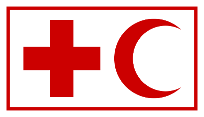 logo de la férération internationale des societes de la croix  rouge et du croissant rouge