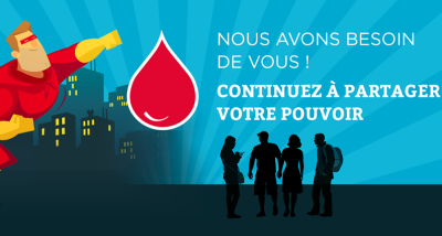 promotion du don de sang : partager votre pouvoir