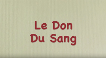 Le don de sang vu par les enfants